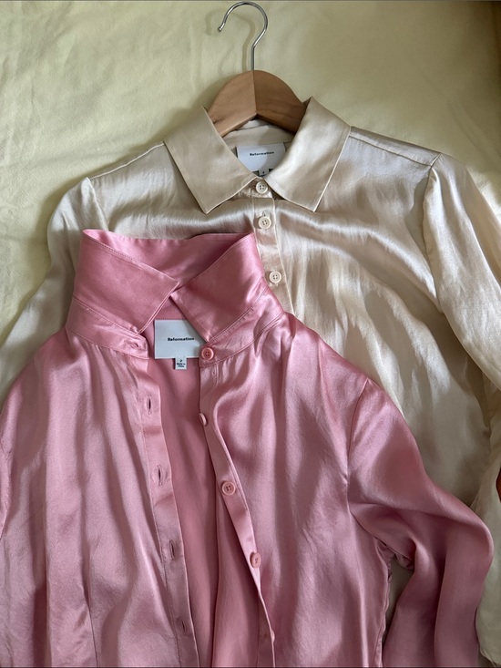 Reformation Tops - Reformation Women’s Raya Silk Shirt